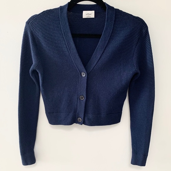 🔴SOLD🔴 Wilfred Light Cropped Cardigan - Picture 2 of 6